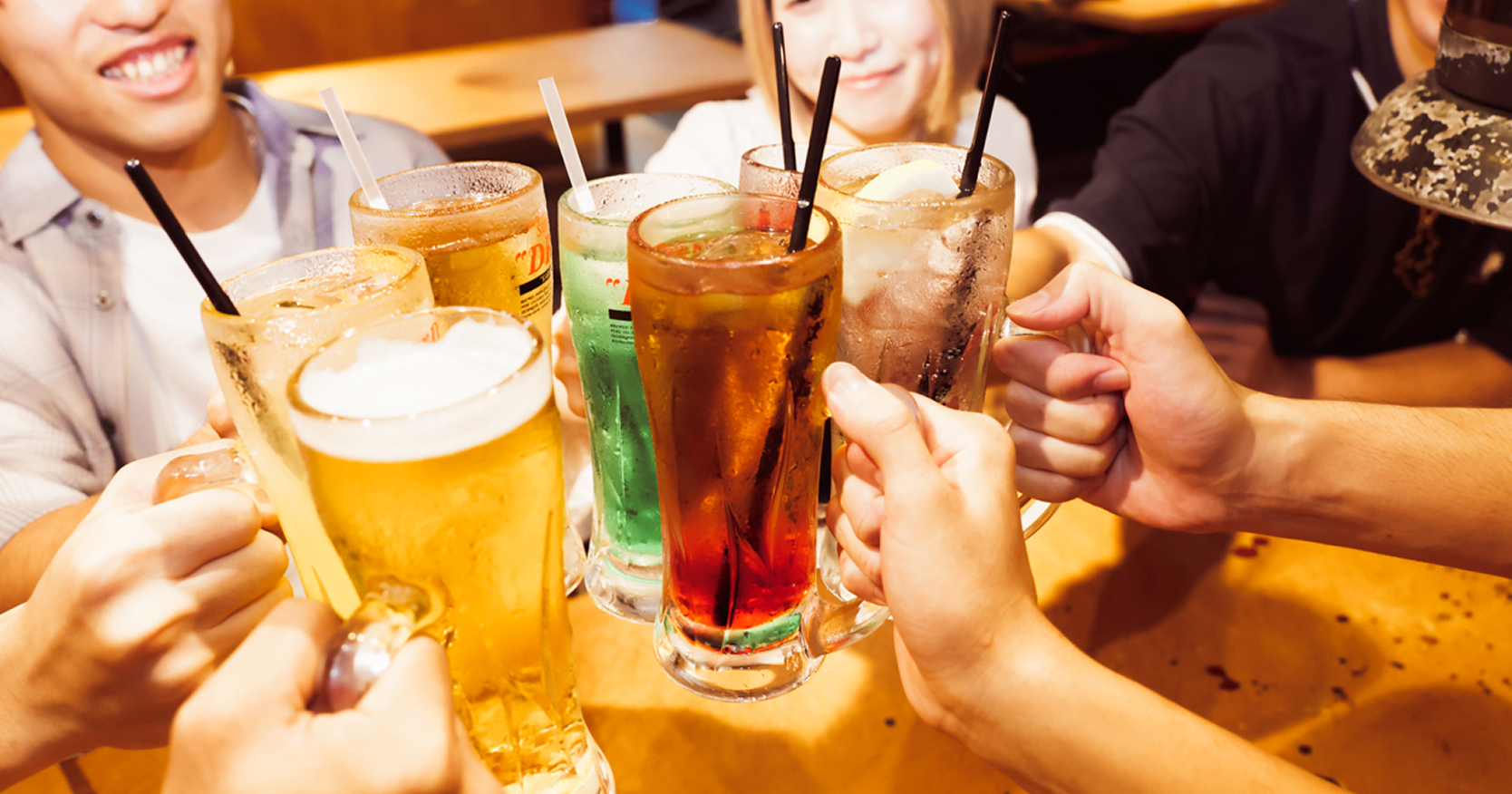 豊富なドリンクメニュー